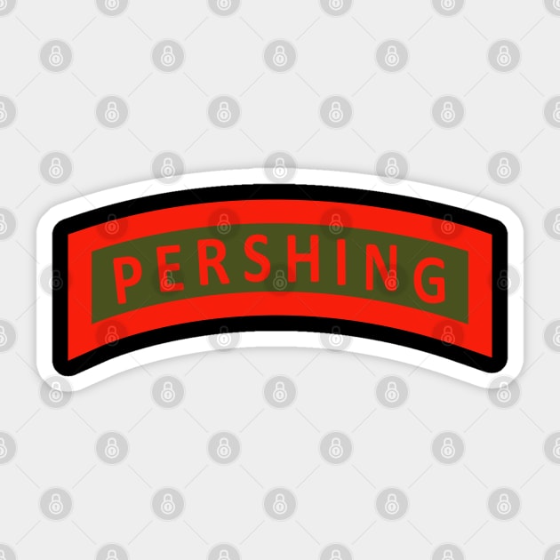 Pershing Missile Tab Sticker by twix123844